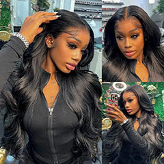 body wave human hair wigs