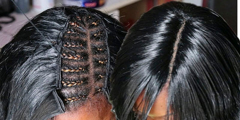 full head sew in weaves with hair no leave out