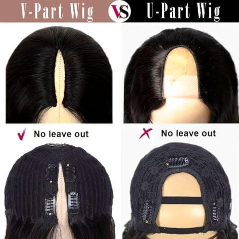 u part wig and v part wig caps