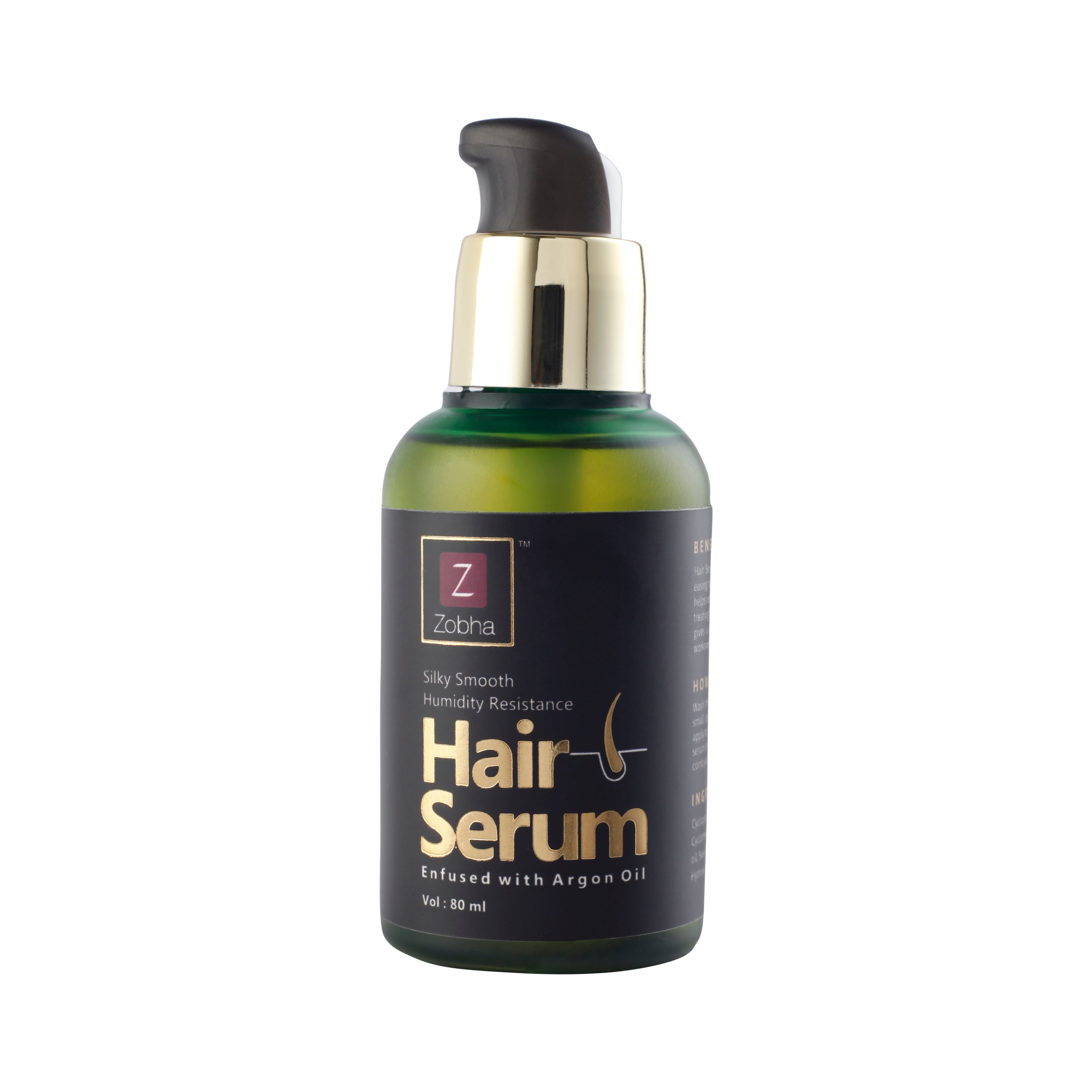 Argan Oil Hair Serum Price | Nourishing & Frizz Control - Zobha