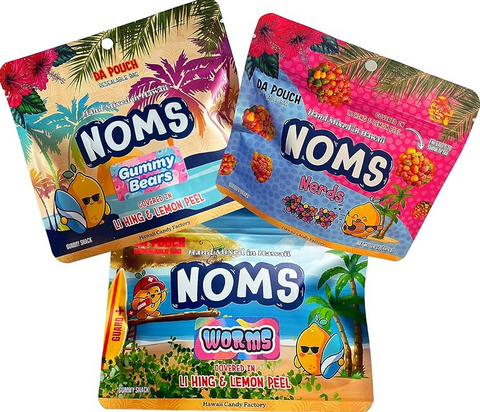 Bags of Noms gummies