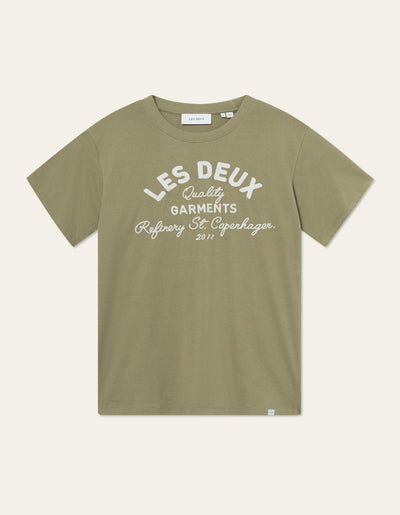 Les Deux MEN Barry T-Shirt T-Shirt 550550-Surplus Green