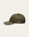 Les Deux MEN Baseball Cap Suede II Cap 522738-Olive Night/Terracotta