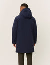 Les Deux MEN Channing Padded Parka Coat Coat 460460-Dark Navy