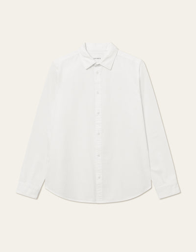 Les Deux MEN Kristian Denim Shirt Shirt 201201-White