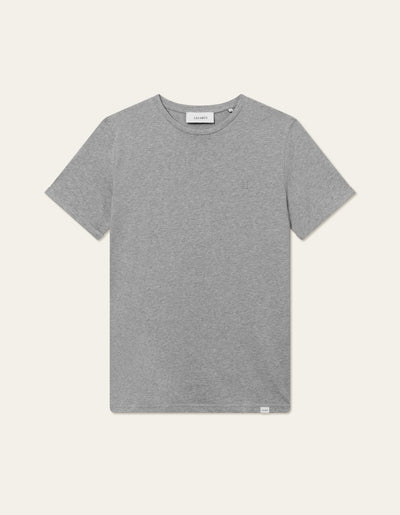 Les Deux MEN Nørregaard T-Shirt Tonal T-Shirt 320320-Grey Melange