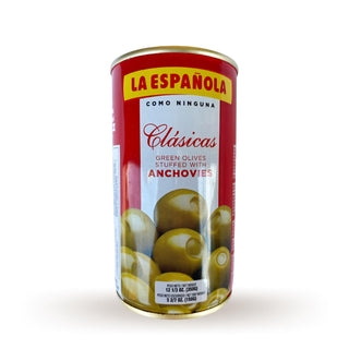Serpis Aceitunas Rellenas con Anchoa (Green Olives Stuffed with Anchov –  Amigo Foods Store