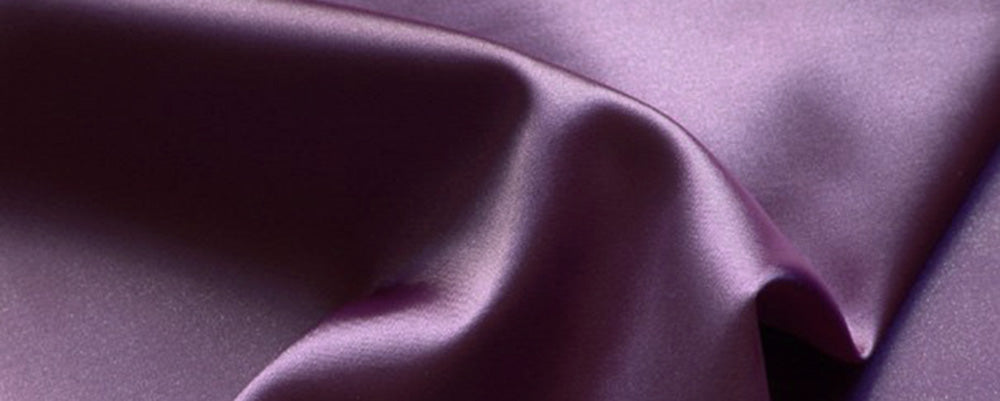Purple Satin Fabric for Lining - Light Weight