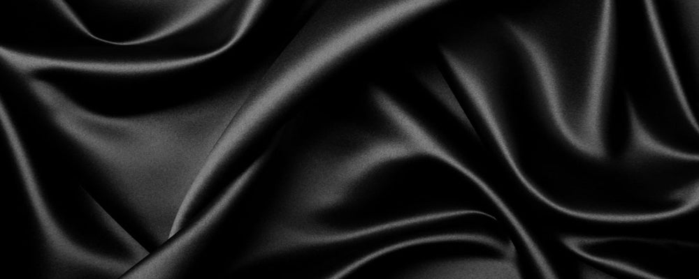 custom skirts fabric black satin