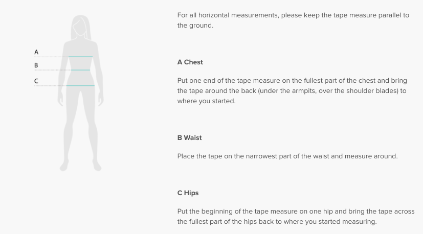 Rash Vest Measurements