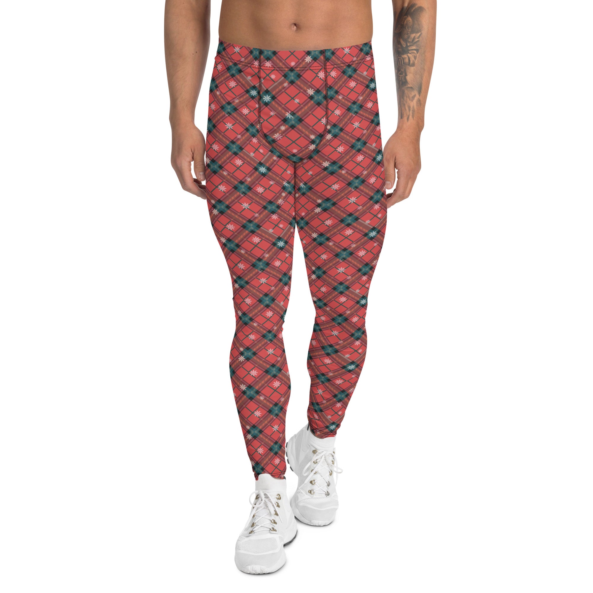 Red Plaid Leggings 