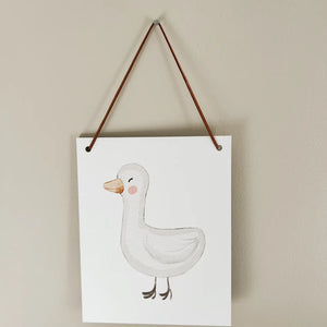 Duck Hanging Wall Art - Farmhouse Style