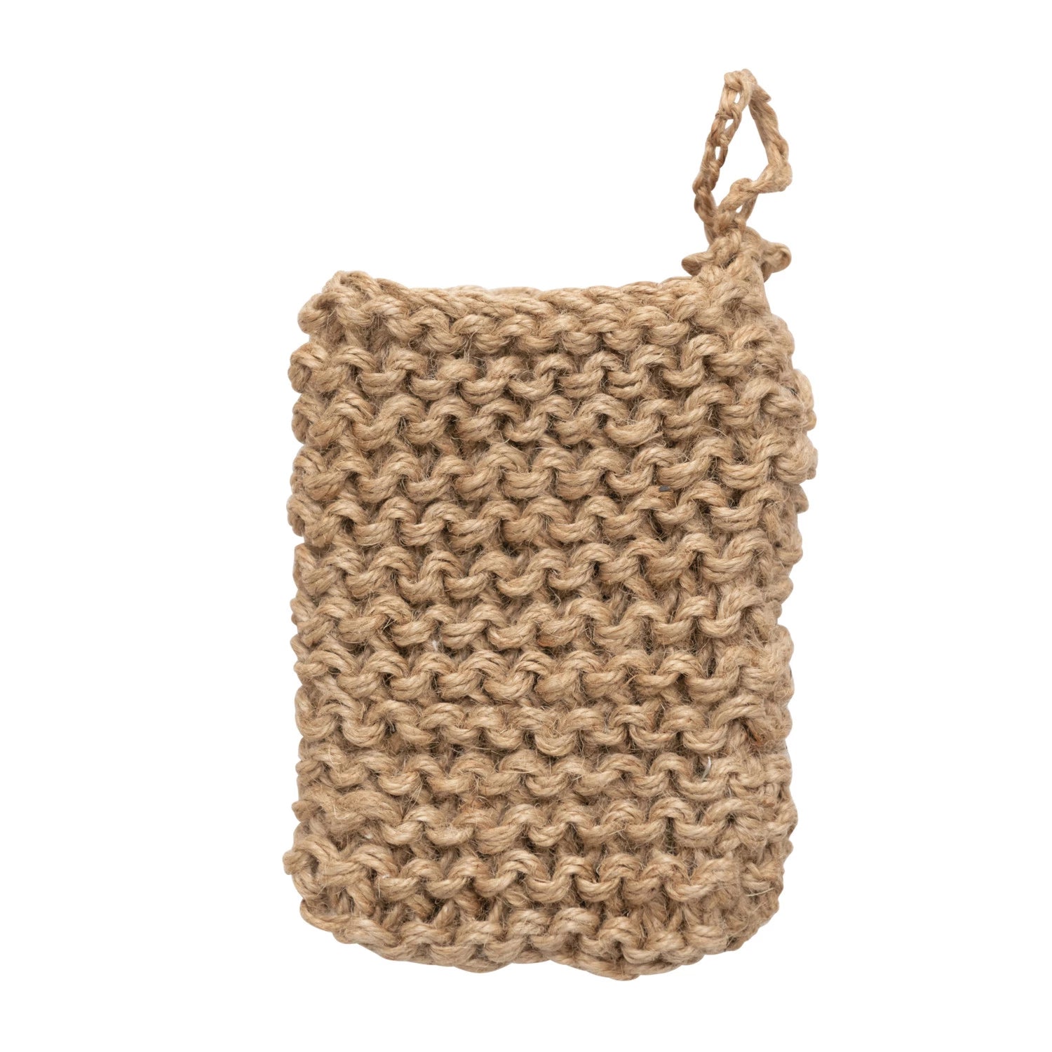 Jute Crocheted Body Scrubber/Soap Holder