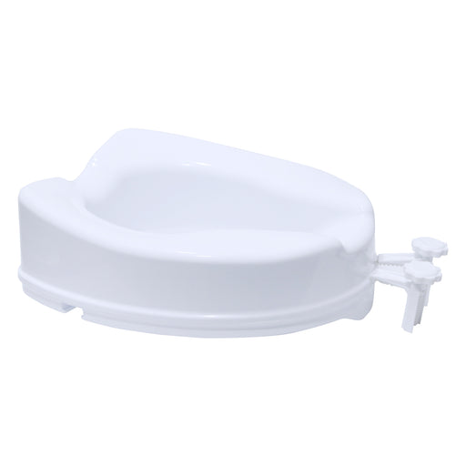removable raised toilet seat with arms