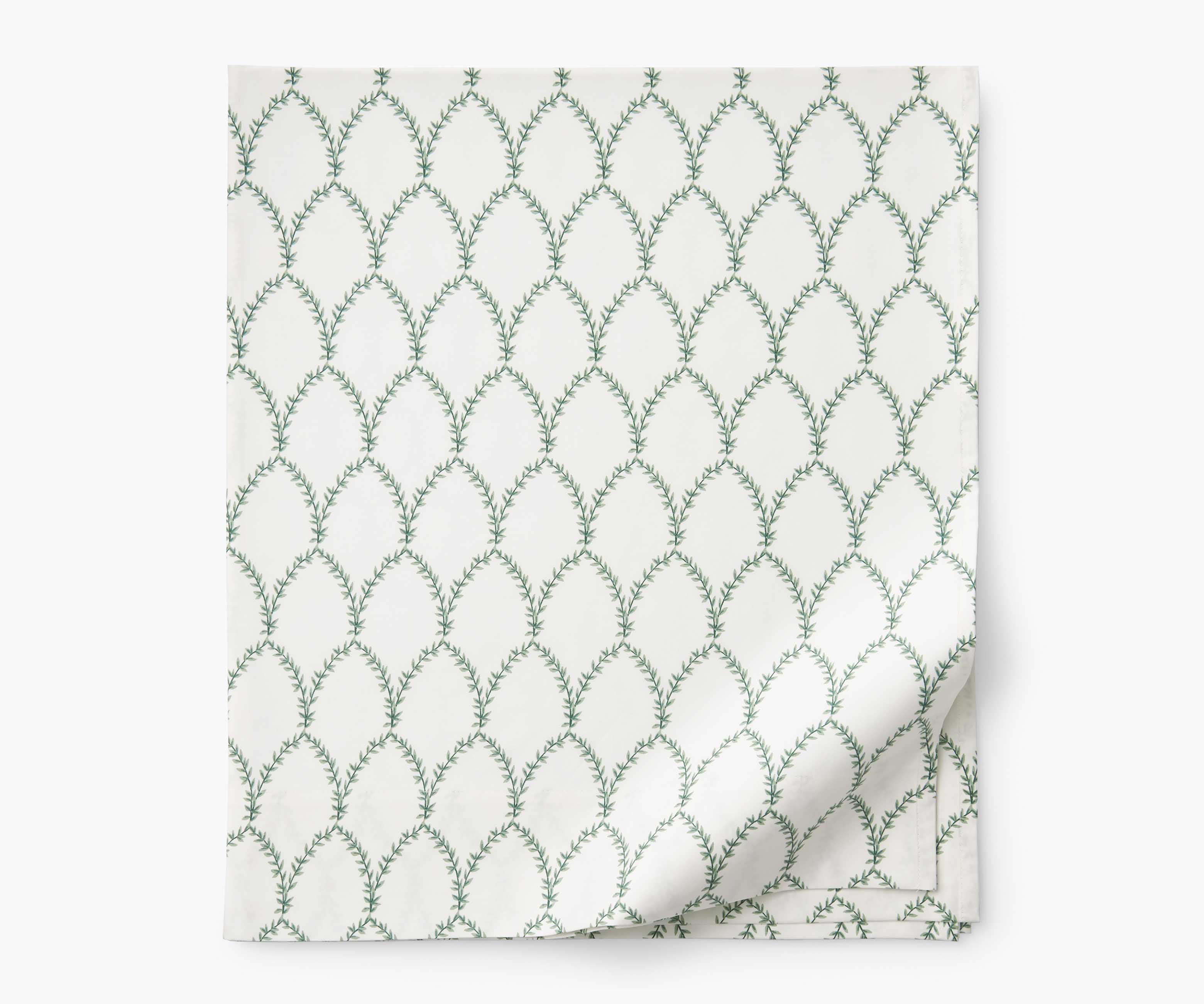 Image of Sateen Flat Sheet - Laurel Sage