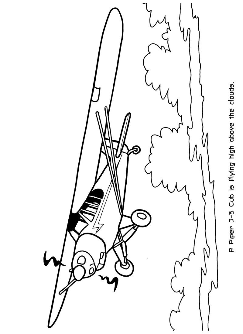 corsair airplane coloring pages