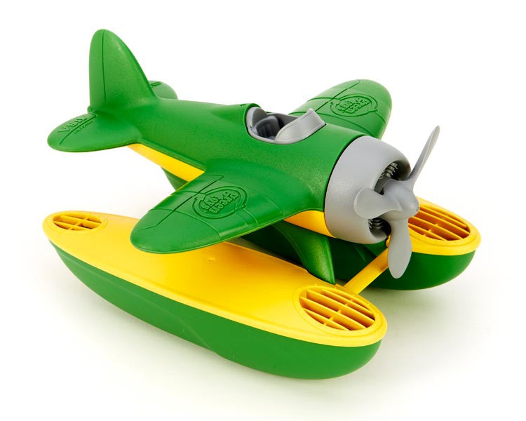 green airplane toy