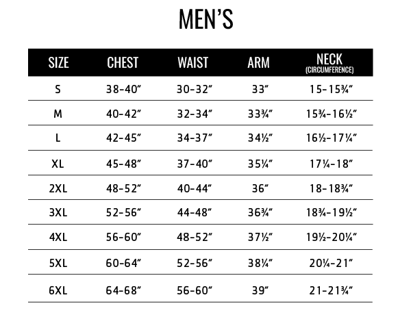 NFL Size Chart And Jersey Guide