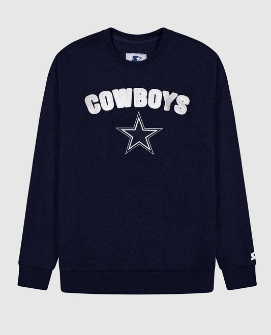 GC x NFL Dallas Cowboys Top Recruit Sporty V-Neck Oversized Side Slit Short Sleeve Top S / White