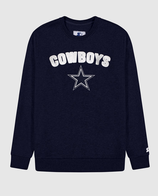 Men's Dallas Cowboys Navy Lou Full-Button Baseball Jersey Shirt