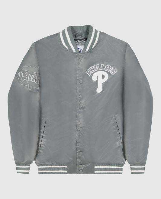 Men's Starter Royal Los Angeles Dodgers Pick & Roll Satin Varsity Full-Snap Jacket Size: 4XL