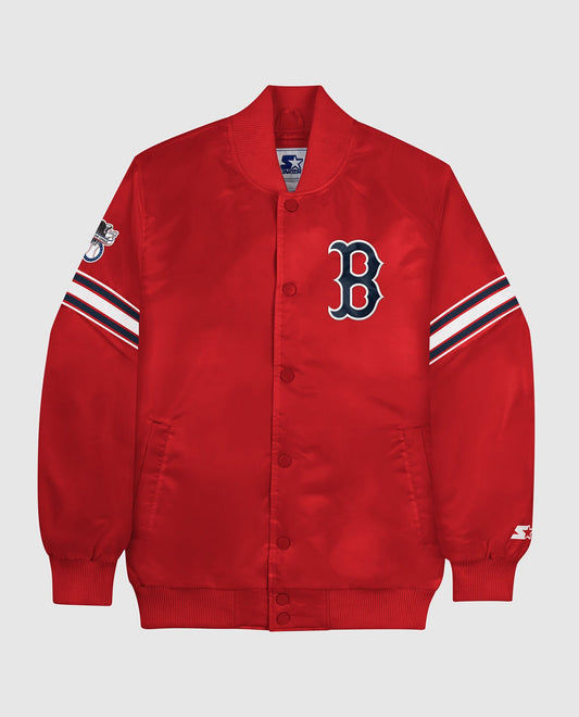 Boston Red Sox Starter Women's Vintage Full-Zip Hoodie - Navy