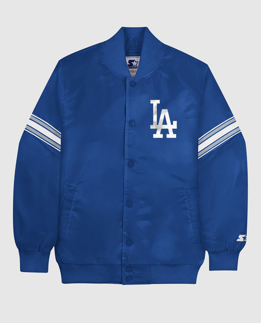 Los Angeles Dodgers World Series Logo Satin Jacket