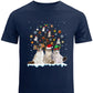 Christmas Ragdoll On Tree Funny Santa Cat Lover Gifts T Shirt - Meow Custom