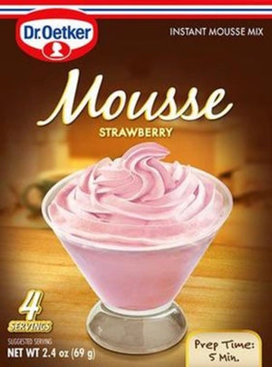 Dr. Oetker Strawberry Mousse Mix 69 g - Rudcafood