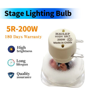 High Quality 5R 200W Moving beam lamp 5r beam 200 R5 Metal Halide Lamps Msd Platinum 5r Lamp R5 - Shopaak Store