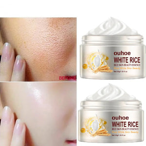 White Rice Whitening Face Cream Anti Aging Fade Fine Lines Melanin Pigment Remover Wrinkles Improve Dull Moisturizing Skin Care - Shopaak Store