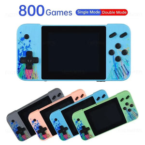 Portable Retro Mini Handheld Game Player 3.5 Inch LCD Screen 8-Bit AV Out Video Game Console Built-in 800 Games for Kids Gift - Shopaak Store