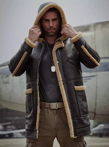 Best Sheepskin Shearling Leather Coat For Men