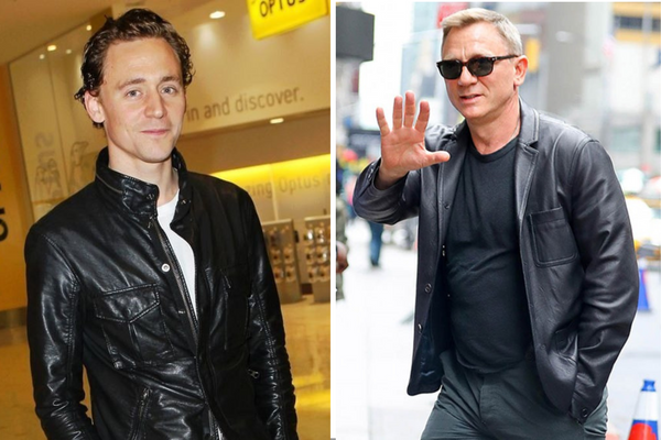 Famous Male Celebrities Seen Wearing Men's Harrington Leather Jacket