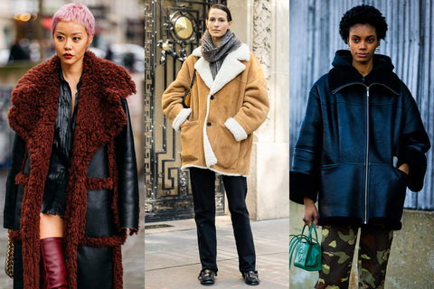 the power of celebrity with shearling