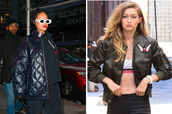 Women's Celebrities Seen Wearing Bomber Leather Jackets