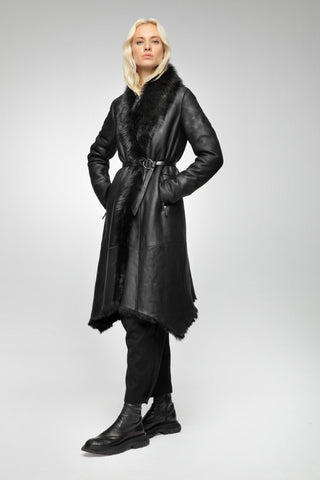 Best Women's Fur Leather Coat