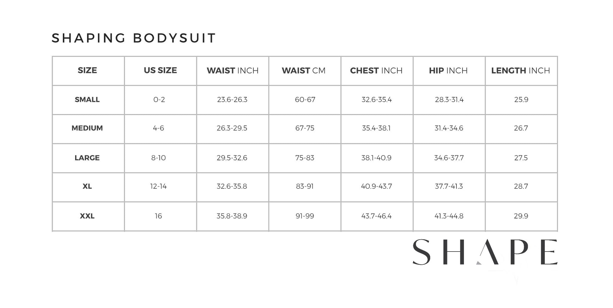 Shapewear Bodysuit