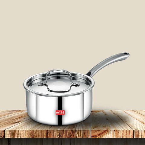 Avias Stainless steel triply cookware and Kitchenware