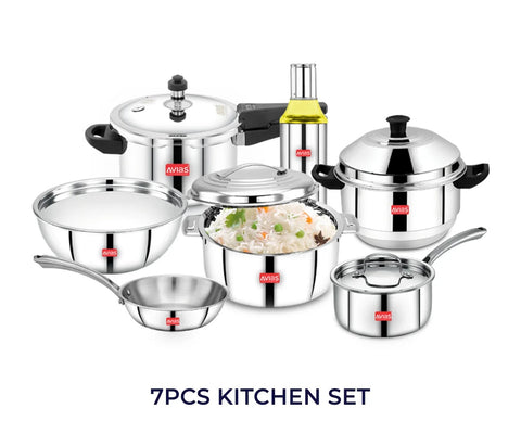 Avias 7 piece kitchen cookware set