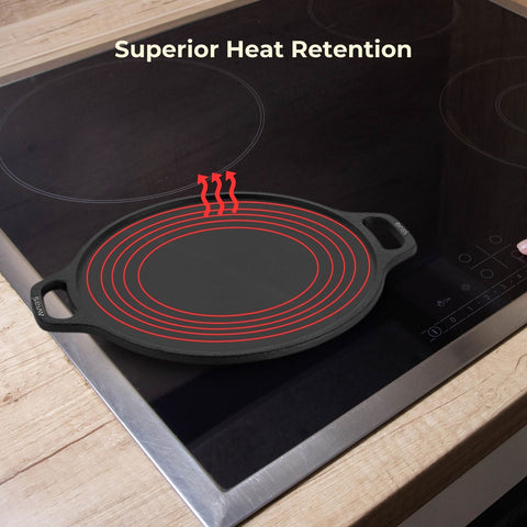 Avias Cast iron cookware Superior Heat Retention