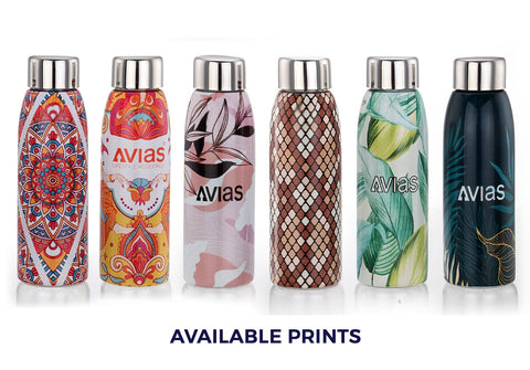 Avias Stainless Steel Avio printed water bottle