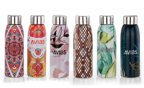 Avias Stainless Steel Avio printed water bottle