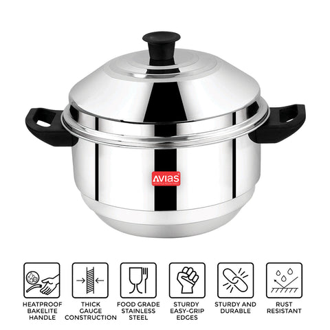 Excello stainless steel idli cooker