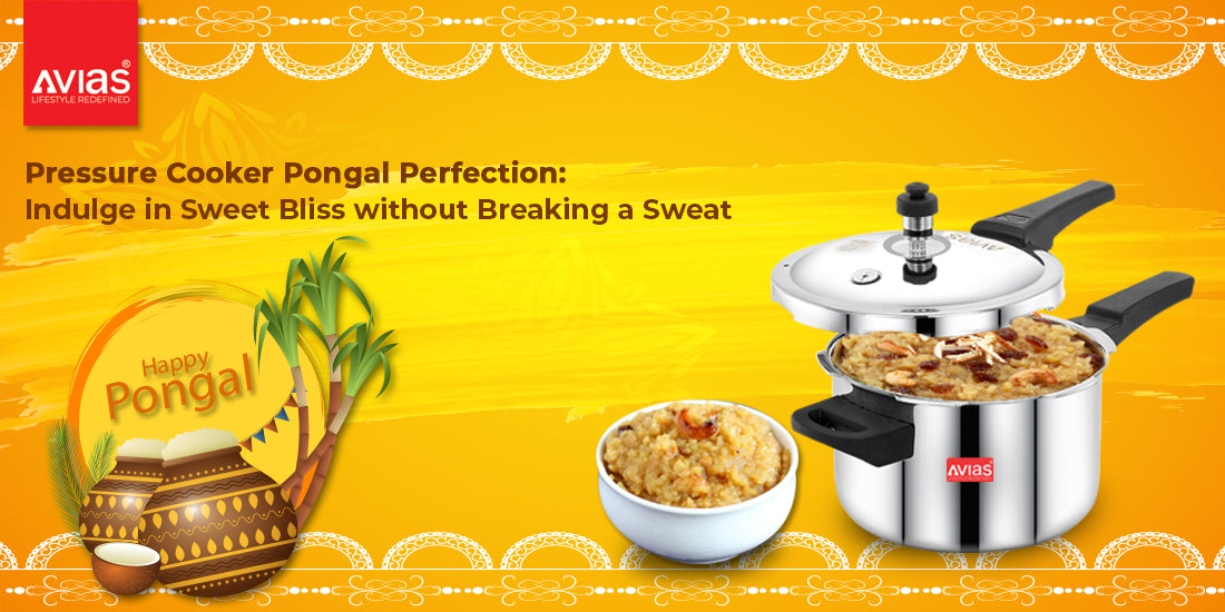 Sweet pongal Recipe with Avias Pressure Cooker