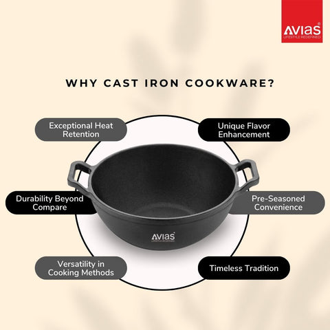 Healthy cast iron cookware