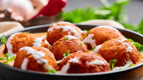Veg kofta recipe with Avias stainless steel cookware