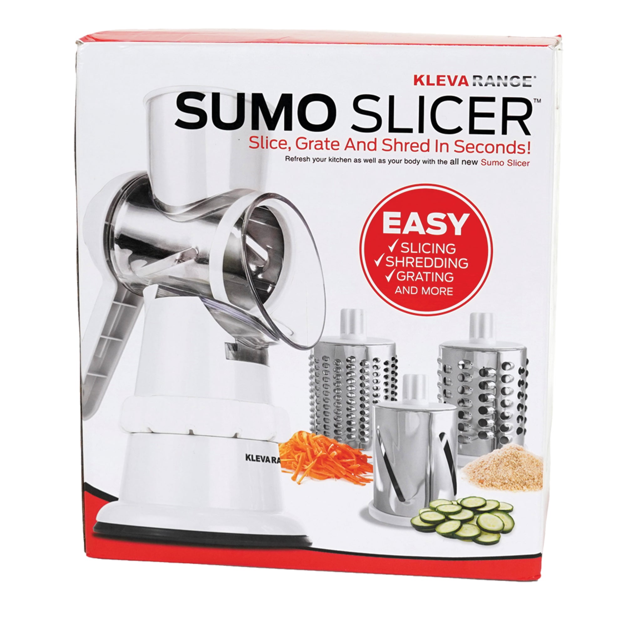 Kleva Sumo Slicer® - Slice, Grate and Shred in Seconds! – Kleva