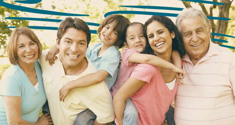 Healthy Family after Vitamin supplement Benefits