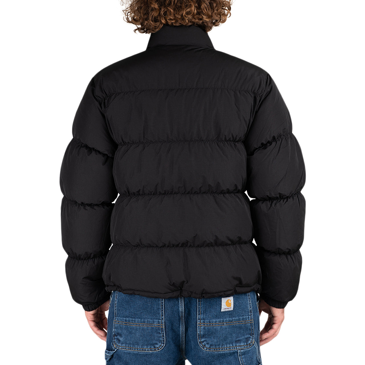 Stüssy Ripstop Down Puffer Jacket (Black)